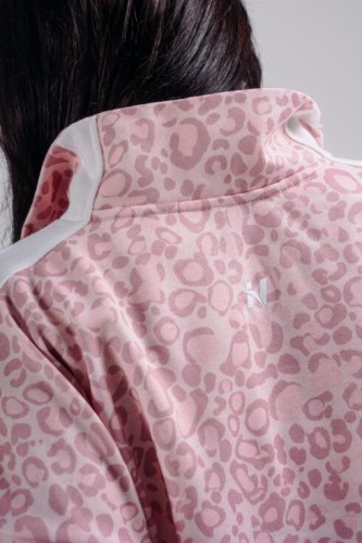 Кофта Nebbia Half-Zip Leopard Sweatshirt PRIMAL Pink Leopard 866