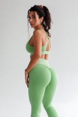 Легінси Ryderwear Honeycomb Scrunch Seamless Leggings - Sage