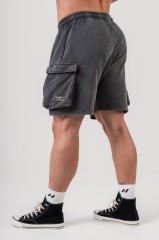 Шорты Nebbia Washed Loose Fit Cargo Shorts LEGACY Black 787