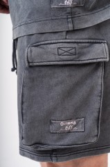 Шорты Nebbia Washed Loose Fit Cargo Shorts LEGACY Black 787