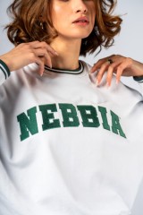 Толстовка женская Nebbia Lounge Sweatshirt CLUB D’OR White 642