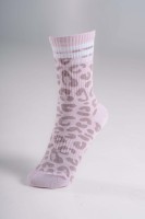 Носки Nebbia Leopard Crew Socks PRIMAL Pink Leopard 106