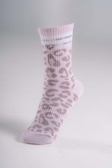 Носки Nebbia Leopard Crew Socks PRIMAL Pink Leopard 106