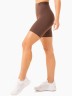 Шорты Level Up High Waisted Scrunch Shorts - Chocolate