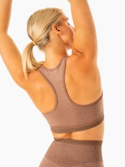 Топ Excel Seamless Sports Bra - Mocha Marl