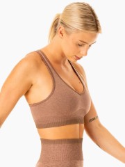 Топ Excel Seamless Sports Bra - Mocha Marl