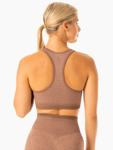 Топ Excel Seamless Sports Bra - Mocha Marl