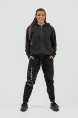Худи Nebbia Women's Classic Zip-Up Hoodie INTENSE Signature Black 845