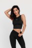 Майка Cropped Tank Top CONFIDENCE Black 476