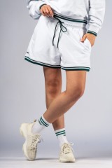 Шорты женские Nebbia Lounge Sweatshorts CLUB D’OR White 643