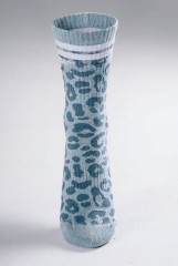 Шкарпетки Nebbia Leopard Crew Socks PRIMAL Blue Leopard 106