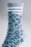 Шкарпетки Nebbia Leopard Crew Socks PRIMAL Blue Leopard 106