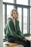 ХУДІ LOOSE FIT CROP HOODIE ICONIC DARK GREEN 421