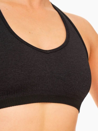 Топ Excel Seamless Sports Bra - Black Marl