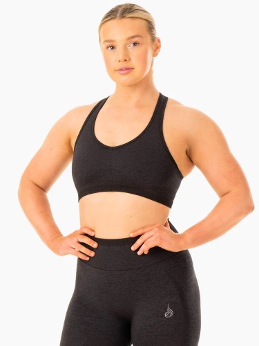 Топ Excel Seamless Sports Bra - Black Marl