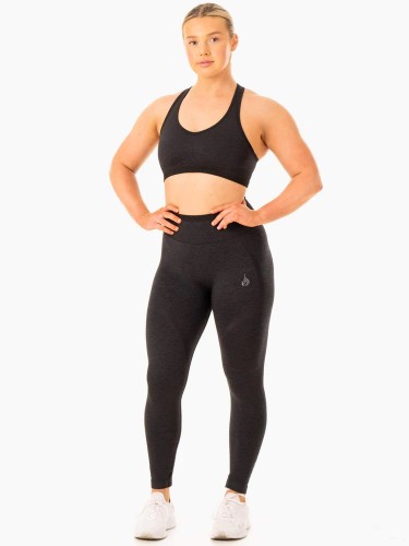 Топ Excel Seamless Sports Bra - Black Marl