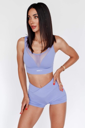 Шорты High Waisted Leggings Shorts AGILE Light Purple 475