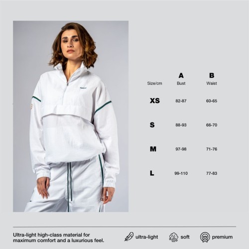 Куртка-Анорак женская Nebbia Clubhouse Half-Zip Top CLUB D’OR White 644