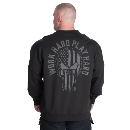 Світшот у ретро стилі GASP Graphic Crewneck 220990 Acid Washed Black