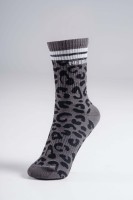 Носки Nebbia Leopard Crew Socks PRIMAL Black Leopard 106