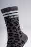 Шкарпетки Nebbia Leopard Crew Socks PRIMAL Black Leopard 106