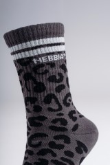 Носки Nebbia Leopard Crew Socks PRIMAL Black Leopard 106