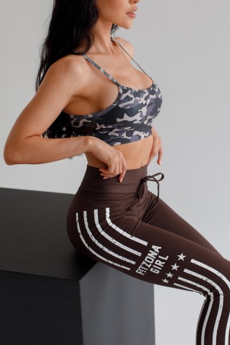 ЛЕГІНСИ BROWN CAROTA LEGGING FITZONA GIRL 14638