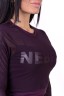 Лонгслив Nebbia Flash-Mesh Long Sleeve Shirt 664 Bordo