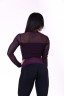 Лонгслив Nebbia Flash-Mesh Long Sleeve Shirt 664 Bordo