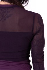 Лонгслив Nebbia Flash-Mesh Long Sleeve Shirt 664 Bordo
