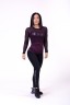 Лонгслив Nebbia Flash-Mesh Long Sleeve Shirt 664 Bordo