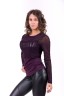 Лонгслив Nebbia Flash-Mesh Long Sleeve Shirt 664 Bordo