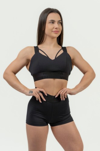 Топ Nebbia Women's Padded Sports Bra INTENSE Iconic Black 844