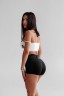 Шорти High Waisted Leggings Shorts AGILE Black 475