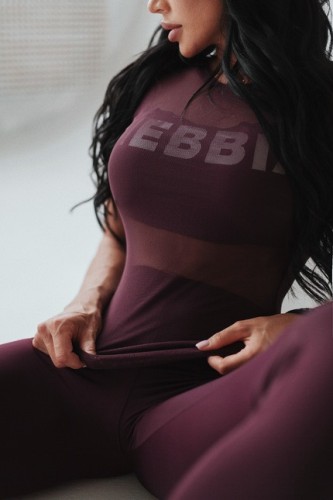 Футболка Flash-Mesh T-Shirt 665 Bordo