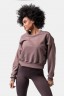 ТОЛСТОВКА LOOSE FIT SWEATSHIRT "FEELING GOOD" BROWN 420