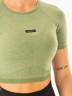 Топ Excel Seamless T-Shirt - Moss Green Marl