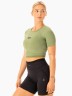 Топ Excel Seamless T-Shirt - Moss Green Marl