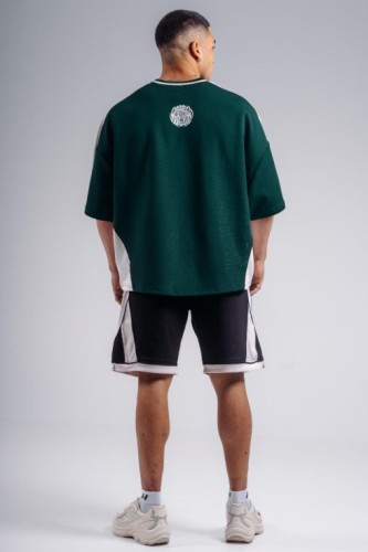 Футболка Nebbia Oversized T-Shirt PRIMAL Dark Green 869
