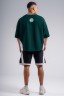 Футболка Nebbia Oversized T-Shirt PRIMAL Dark Green 869