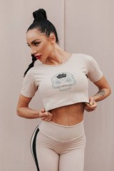 ТОП BROWN TEE SHORT SLEEVE