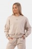 ТОЛСТОВКА LOOSE FIT SWEATSHIRT "FEELING GOOD" CREAM 420
