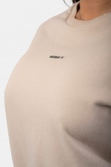 ТОЛСТОВКА LOOSE FIT SWEATSHIRT "FEELING GOOD" CREAM 420