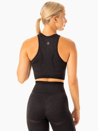Майка Excel Seamless Tank - Black Marl