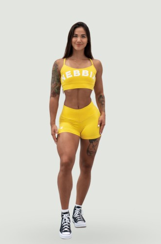 Топ Nebbia Light-Support Sports Bra GYM HERO Yellow 579
