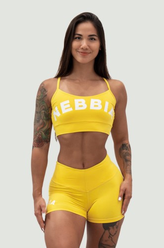 Топ Nebbia Light-Support Sports Bra GYM HERO Yellow 579