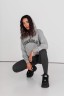 Худі Nebbia Iconic HERO Sweatshirt with a hoodie Light Grey 581