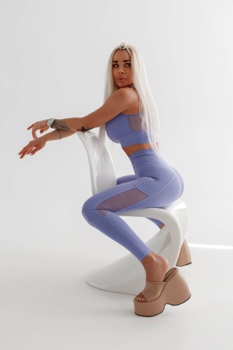 Топ Medium-Support Mesh Sports Bra PERFORMANCE Light Purple 477