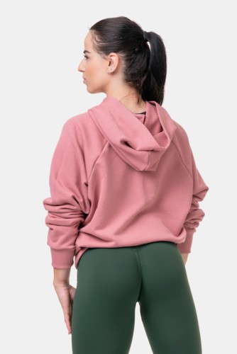 Худи Nebbia Iconic HERO Sweatshirt with a hoodie Old Rose 581