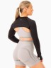 Кроп топ Excel Seamless Super Crop - Black Marl